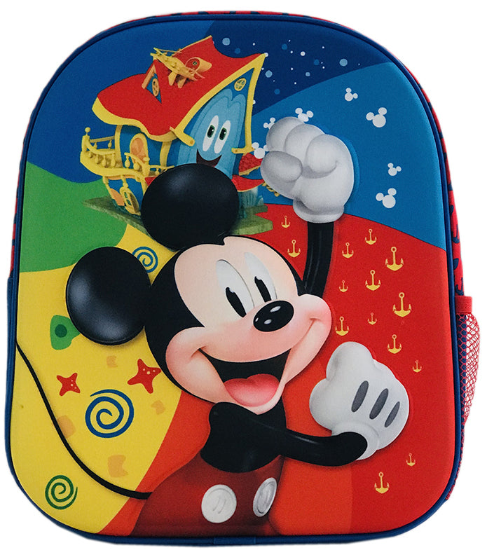 Раница 3Д Мики Маус За Детска Градина Регулируеми Презрамки Със Страничен Джоб С 1 Голямо Отделение 32X 29X12 - Детски Раници - Thesmileofyourbaby - BebeMama