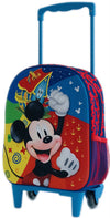 Карета С Колела И ТелескопичнаДръжка И 3Д Раница Мики Маус39Х28Х14 - Детски Раници - TheSmileOfYourBaby - BebeMama