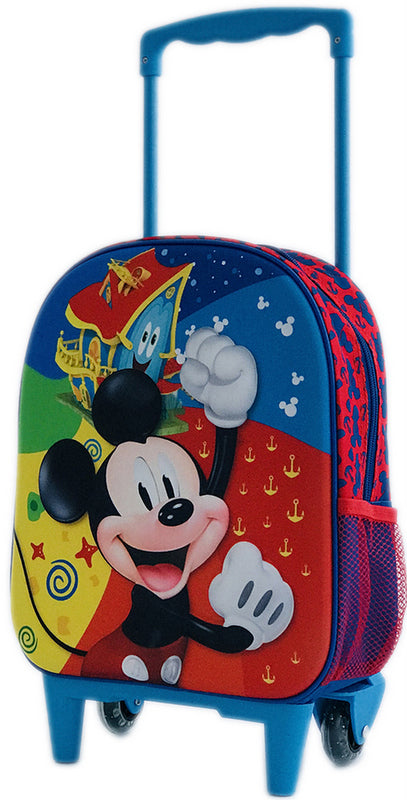 Карета С Колела И ТелескопичнаДръжка И 3Д Раница Мики Маус39Х28Х14 - Детски Раници - TheSmileOfYourBaby - BebeMama