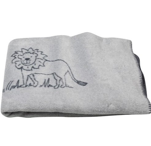 Детско Одеяло David Fussenegger - Panda 100Х150 Жираф И Лъв - Одеяла - David Fussenegger - BebeMama