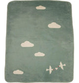 Детско Одеяло David Fussenegger - Panda 75Х100 Lovebirds, Зелено - Одеяла - David Fussenegger - BebeMama