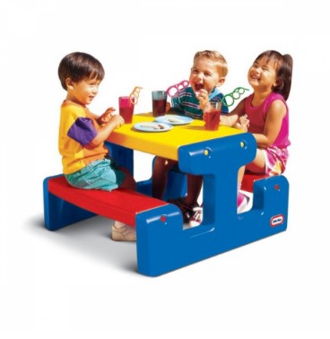 Маса За Пикник Синя Little Tikes - Масички И Столчета - Little Tikes - BebeMama