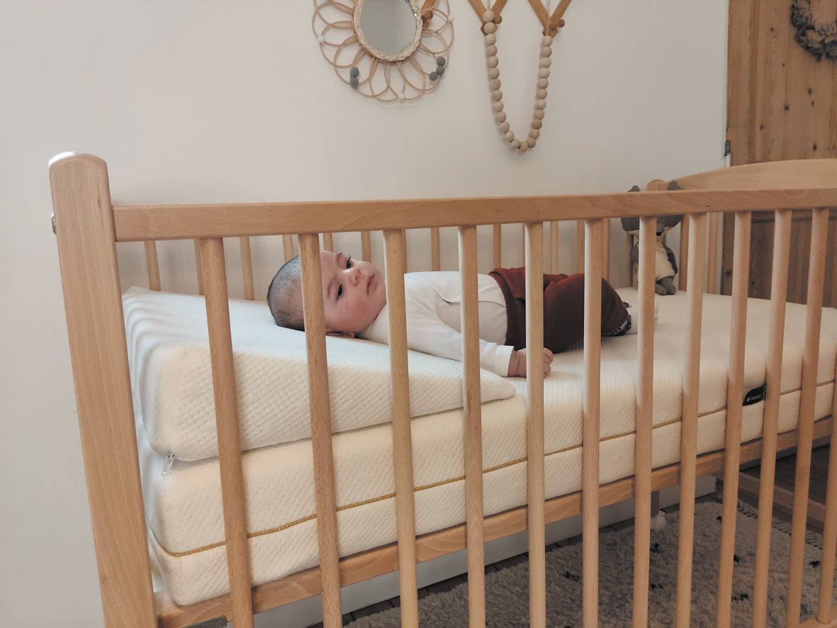 Антирефлуксна Възглавница Клин 10° Органична 55х35сm Candide --- BebeMama