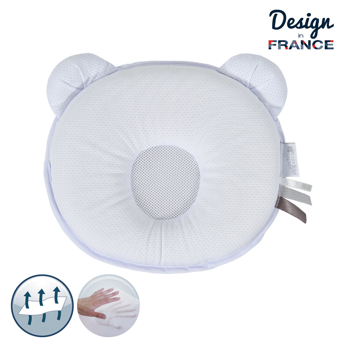 Детска Възглавница P'Tit Panda Air+ За Добре Закръглена Глава Candide - Възглавници - Candide - BebeMama