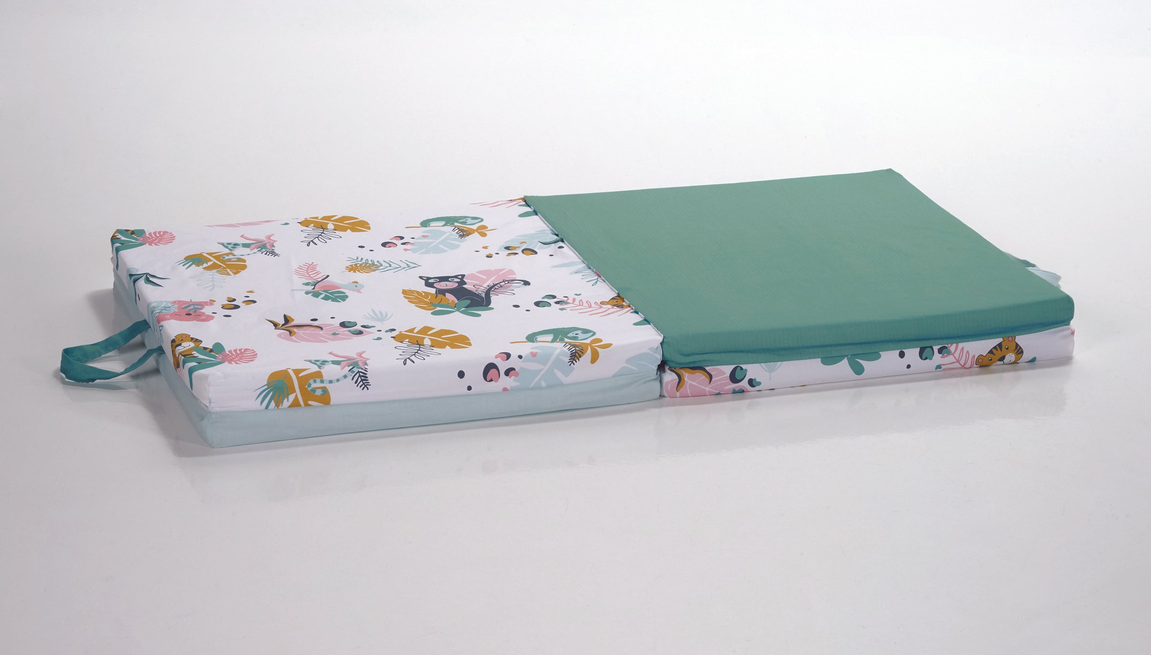 Интелигентна Постелка 3В1-Постелка За Игра Подвижен Матрак И Барбарон Jungle Tineo --- BebeMama