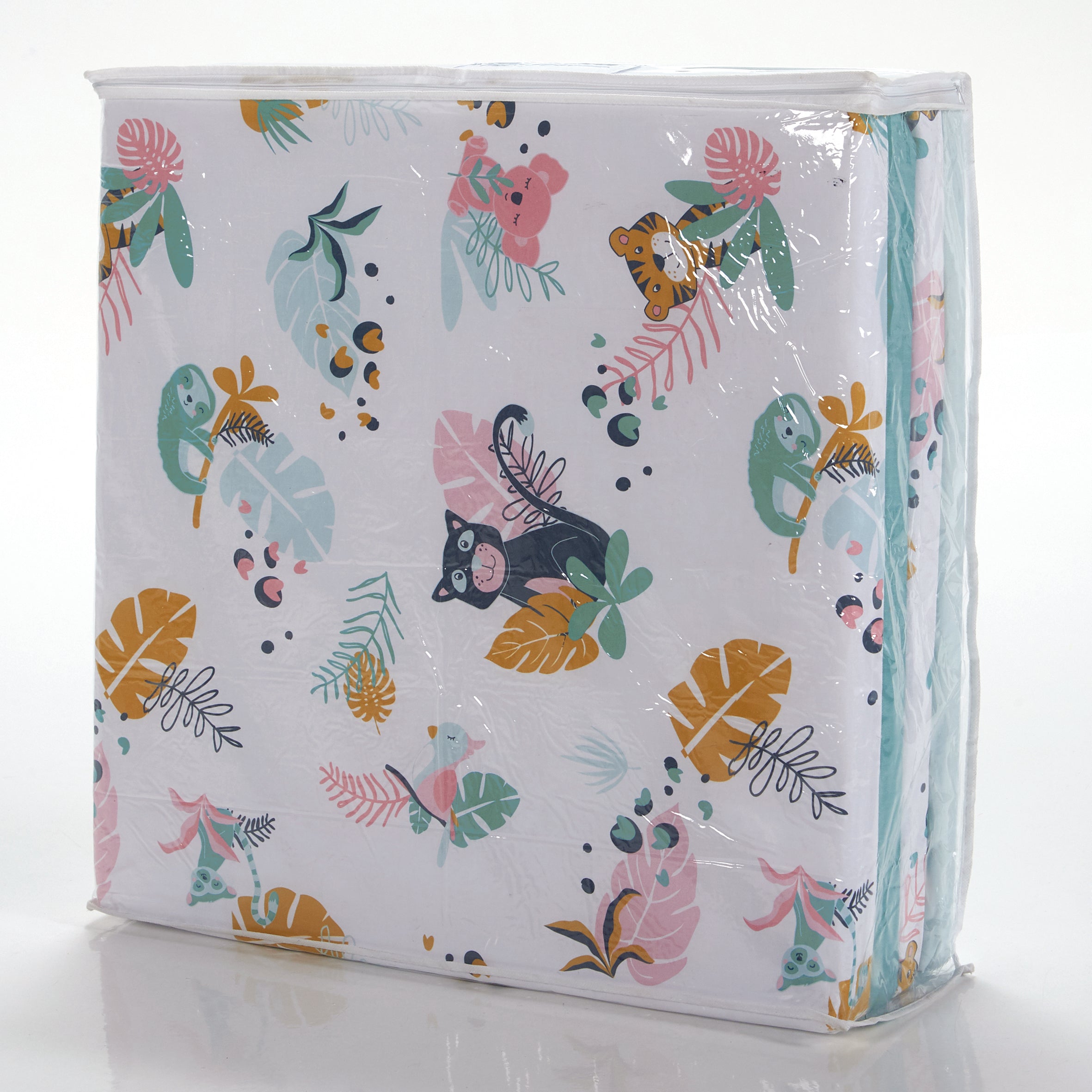 Интелигентна Постелка 3В1-Постелка За Игра Подвижен Матрак И Барбарон Jungle Tineo --- BebeMama