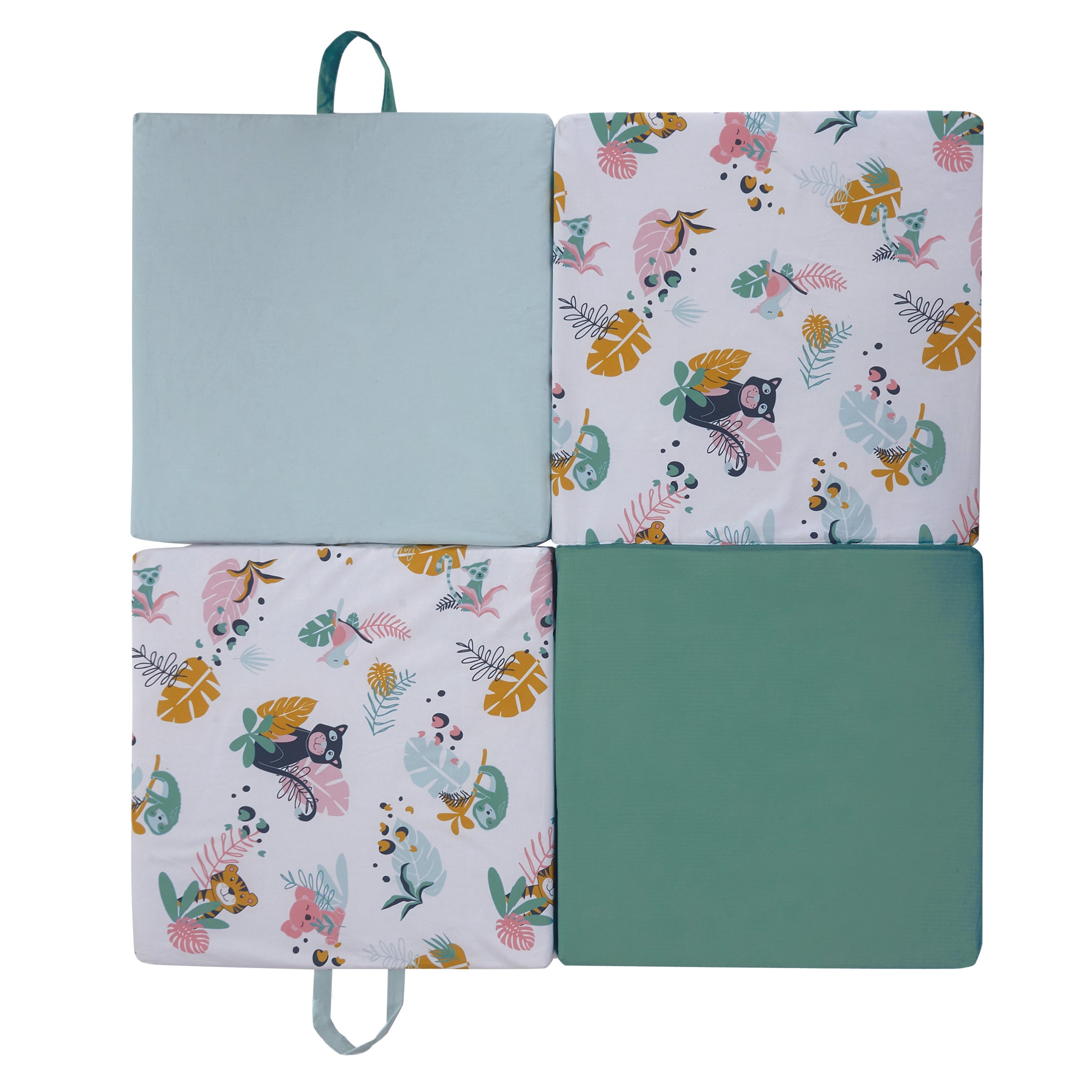 Интелигентна Постелка 3В1-Постелка За Игра Подвижен Матрак И Барбарон Jungle Tineo --- BebeMama