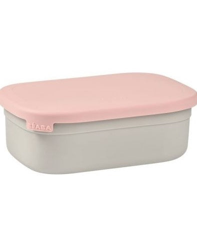 Кутия За Храна От Неръждаема Стомана Velvet Grey/Dusty Rose - Контейнери За Храна - Beaba - BebeMama