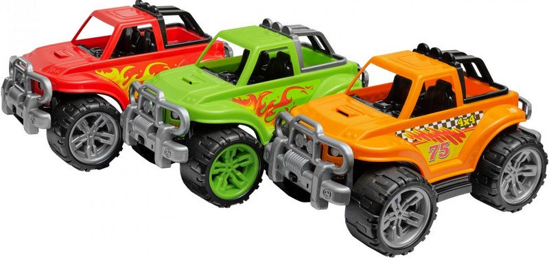 Джип Разноцветен 35Х23Х20 - Коли, Камиони, Влакове И Самолети - TheSmileOfYourBaby - BebeMama