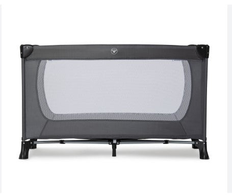 Преносима Бебешка Кошара За Спане И Игра На 1 Ниво Hauck Dream N Play Plus Сива - Кошарки Next To Me - Hauck - BebeMama