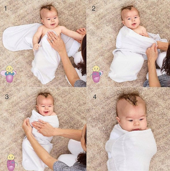 Пелена Miracle Blanket™ Бяла/Бежов Кант - Пелени - Red Castle - BebeMama