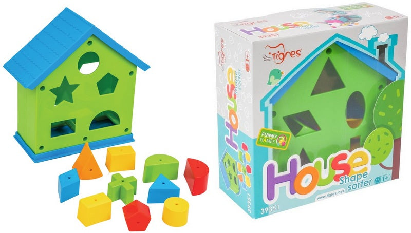 Къща Сортер В Кутия 31Х20Х9 - Сортери - Thesmileofyourbaby - BebeMama