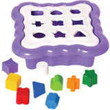 Сортер Голям Квадрат Лилав 36Х36Х12 - Сортери - Thesmileofyourbaby - BebeMama