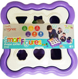 Сортер Голям Квадрат Лилав 36Х36Х12 --- BebeMama