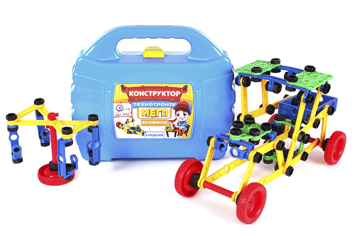 Конструктор Пласмасов С Гайки И Болтове 27 Х 23 Х 9 - Строители, Мозайки И Конструктори - Thesmileofyourbaby - BebeMama