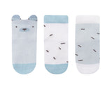 Бебешки чорапи с 3D уши Bear with me Blue 1-2г --- BebeMama