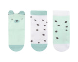 Бебешки чорапи с 3D уши Bear with me Mint 1-2г --- BebeMama