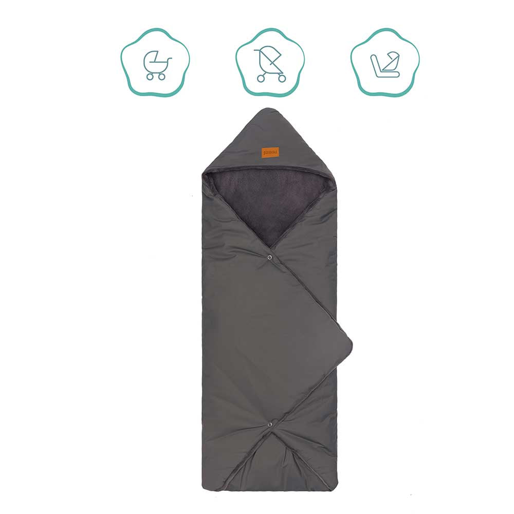 Зимно Чувалче И Пелена За Изписване Tanaga Fillikid - Grey --- BebeMama