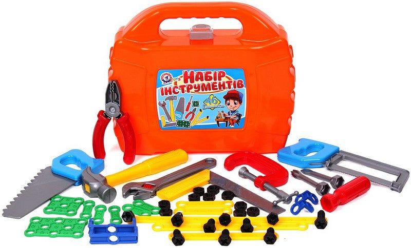 Комплект Инструменти Малкия 27Х23Х9 С Конструктор С Пластмасови Болтове И Гайки - Инструменти - TheSmileOfYourBaby - BebeMama
