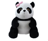 Плюшена Играчка Аврора - Панда С Розова Панделка 39 См - Меки Играчки - Aurora - BebeMama