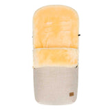 Зимно Чувалче За Детска Колчика С Овча Кожа Fillikid Bernina - Sand Melange - Зимни Чували - Fillikid - BebeMama