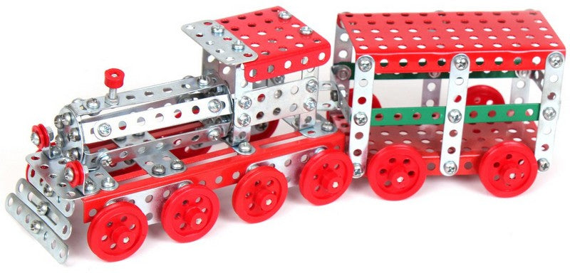 Метален Конструктор 21 Х 16 Х 4 С Болтове Гайки Инструменти За Направа На Влак 248 Части С Поддръжка В Youtube --- BebeMama