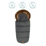 Зимно Чувалче За Детска Количка Fillikid Manaslu - Grey --- BebeMama