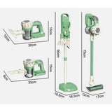 Комплект Детски Прахосмукачки Цвят Мента Със Звук И Вакуум --- BebeMama