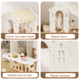 Детска Къщичка С Тента И Маса За Игра Julia - Пластмасови Kъщи И Пързалки - Sonne Home - BebeMama