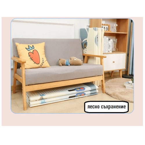 Бебешко Меко Килимче Еленчета В Града 180*200*1 Размер М --- BebeMama