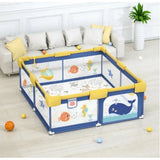 Бебешка Ограда Ula 180*200*65 В Син Цвят - Огради - Sonne Home - BebeMama