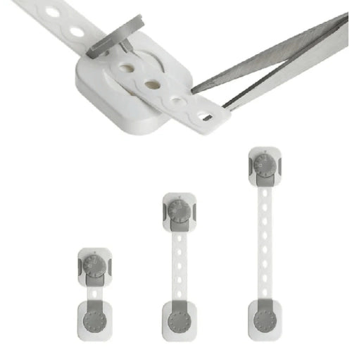 Регулируеми Ключалки За Шкафове За Безопасност На Деца 6 Бр --- BebeMama