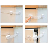 Регулируеми Ключалки С Каишки За Бебешки Шкафове 6 Броя - За Безопасността - Sipo - BebeMama