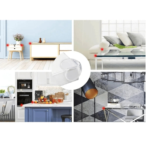 Предпазители За Ъгли И Ръбове На Мебели – 12 Броя Кръгли --- BebeMama