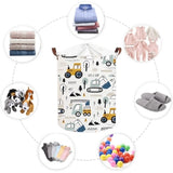 Кошница За Съхранение На Играчки С Шнур43 L Мини Коли --- BebeMama