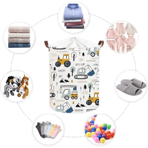 Кошница За Съхранение На Играчки С Шнур43 L Мини Коли --- BebeMama