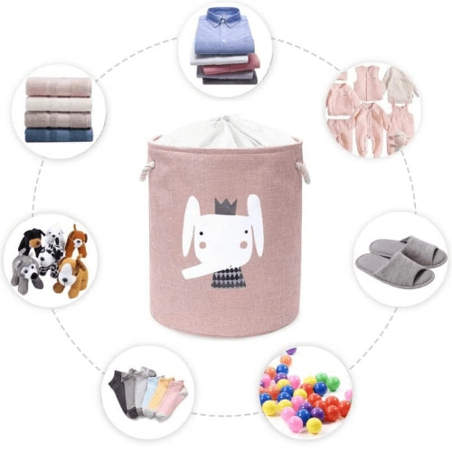 Първокласна Кошница За Съхранение На Играчки Сгъваема С Шнур --- BebeMama