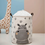 Кошница За Съхранение На Играчки С Шнур Хипопотам 43 Литра - Аксесоари За Стая - Sipo - BebeMama
