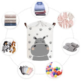 Кошница За Съхранение На Играчки С Шнур Хипопотам 43 Литра --- BebeMama