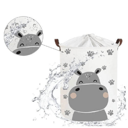 Кошница За Съхранение На Играчки С Шнур Хипопотам 43 Литра --- BebeMama