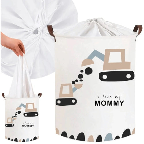 Кош За Съхранение На Играчки Със Шнур 43 L Багери - Аксесоари За Стая - Sipo - BebeMama