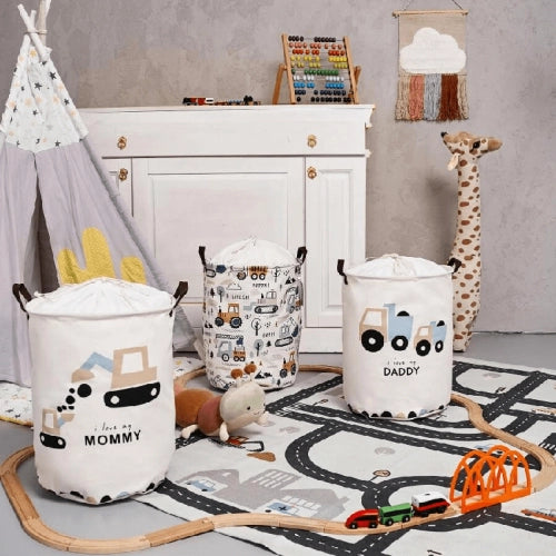 Кош За Съхранение На Играчки Със Шнур 43 L Багери --- BebeMama