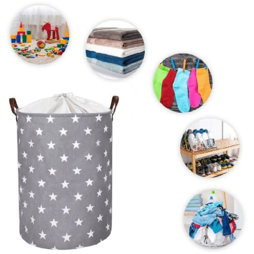 Сгъваема Кошница За Съхранение На Играчки Звездички --- BebeMama