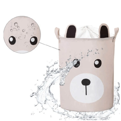 Кош За Съхранение На Играчки Сгъваема 43 L Плюшено Мече --- BebeMama