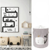 Първокласен Кош За Играчки Сгъваема Xxl 63 Литра Кит --- BebeMama