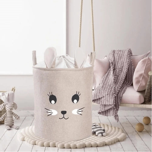 Първокласен Кош За Съхранение Сгъваема Xxl 63 L Заек - Аксесоари За Стая - Sipo - BebeMama