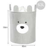 Първокласна Кошница За Съхранение На Играчки Плюшено Мече - Аксесоари За Стая - Sipo - BebeMama