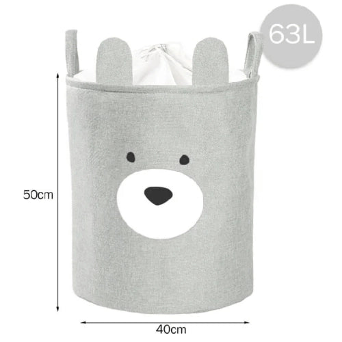 Първокласна Кошница За Съхранение На Играчки Плюшено Мече - Аксесоари За Стая - Sipo - BebeMama