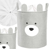 Първокласна Кошница За Съхранение На Играчки Плюшено Мече --- BebeMama