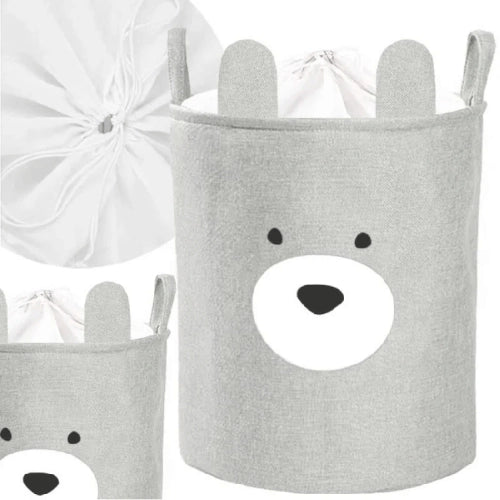 Първокласна Кошница За Съхранение На Играчки Плюшено Мече --- BebeMama